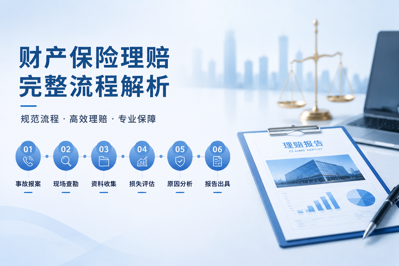 财产保险理赔完整流程解析