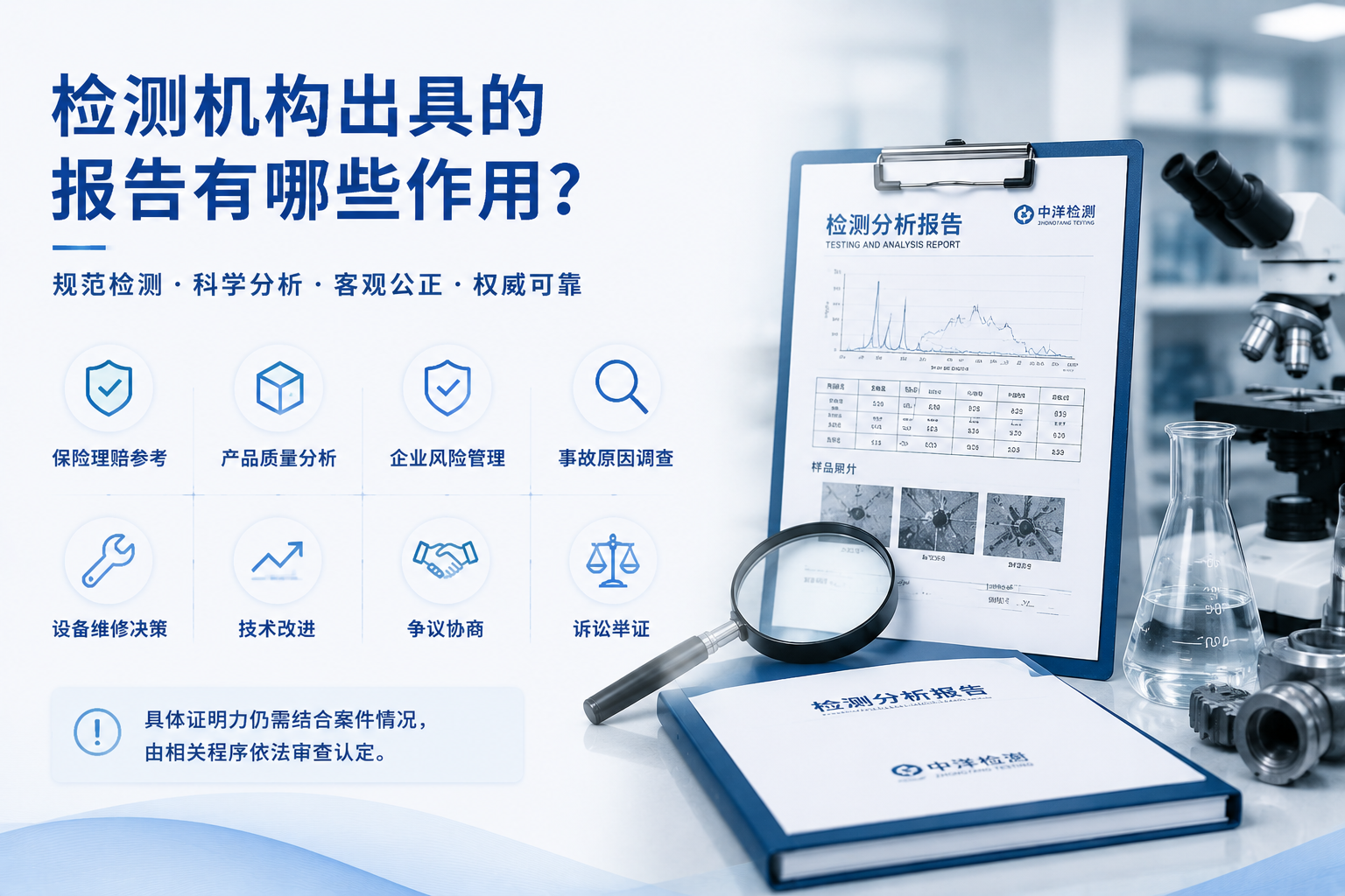 检测机构出具的报告有哪些作用？